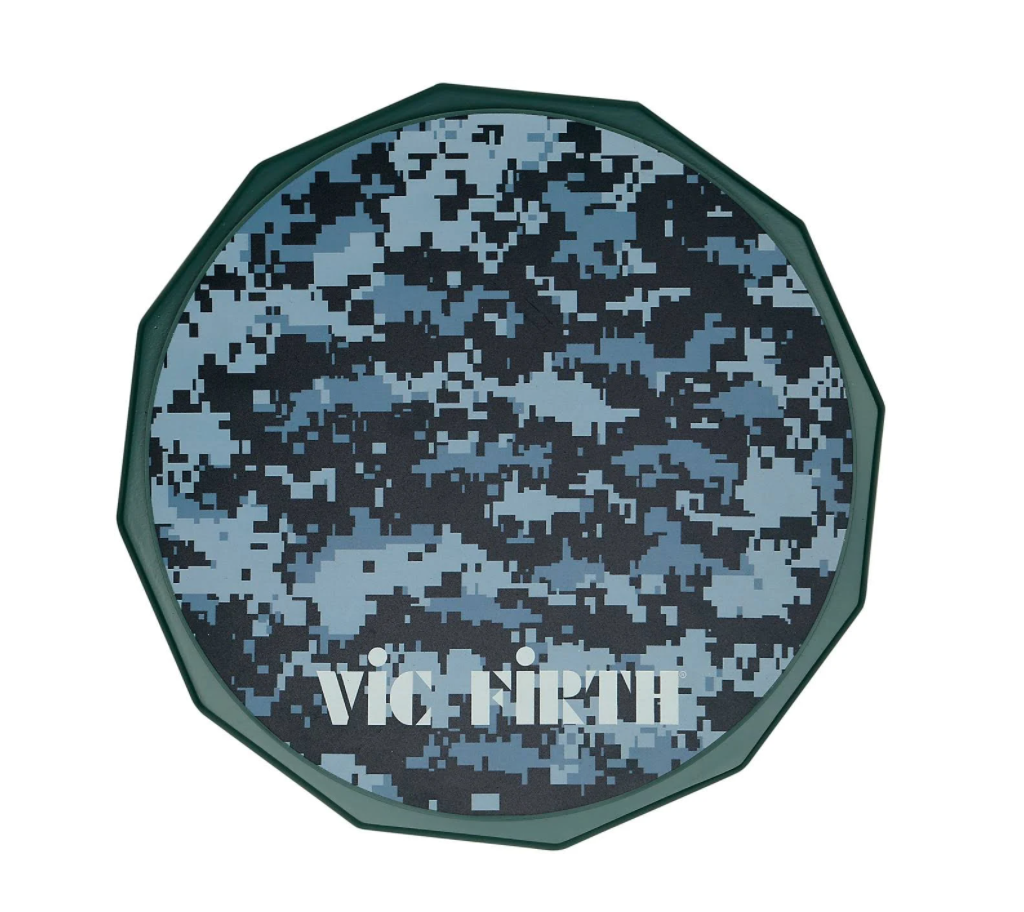 Vic Firth Digital Camo Practice Pad, 12in