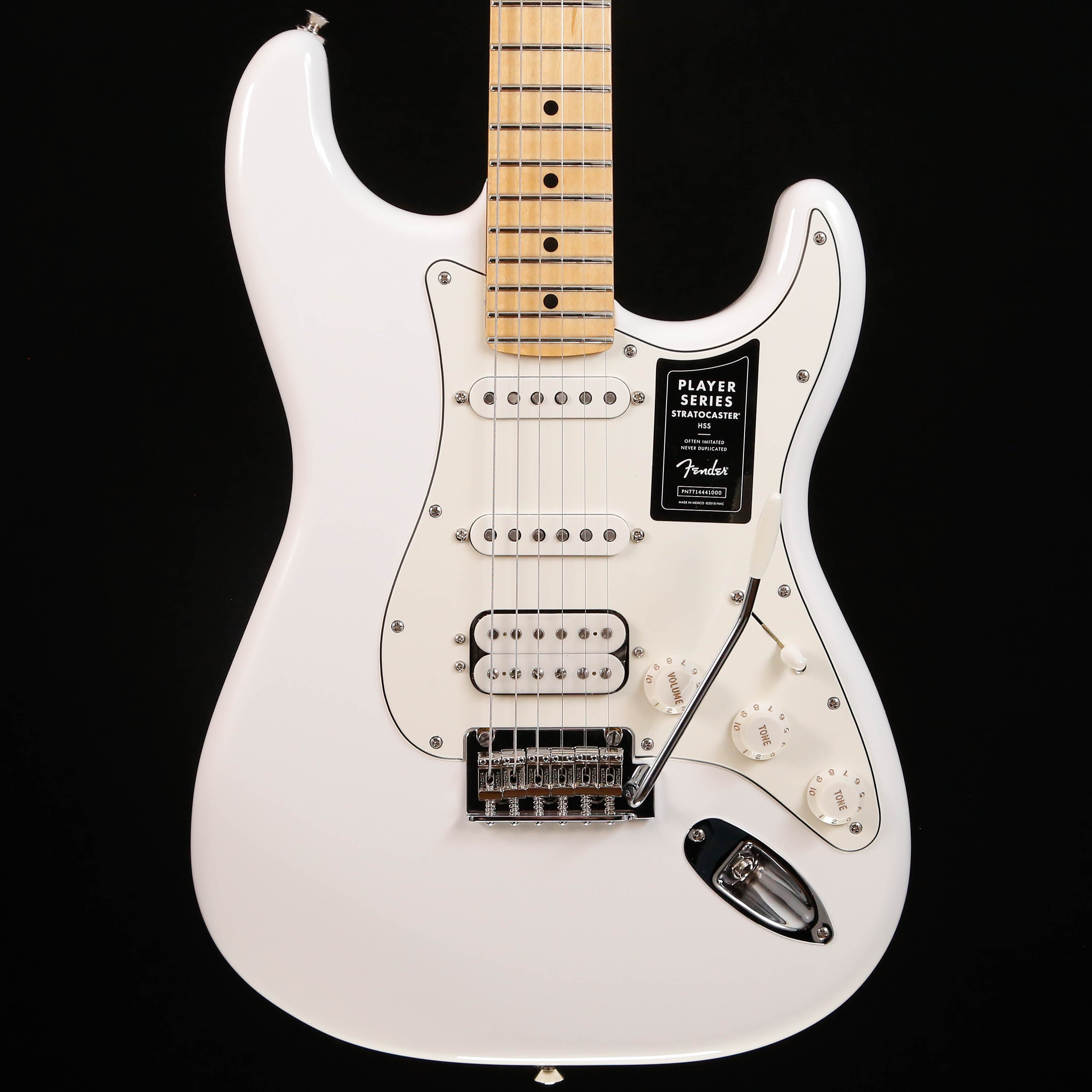 Fender Player Stratocaster HSS, Maple Fb, Polar White