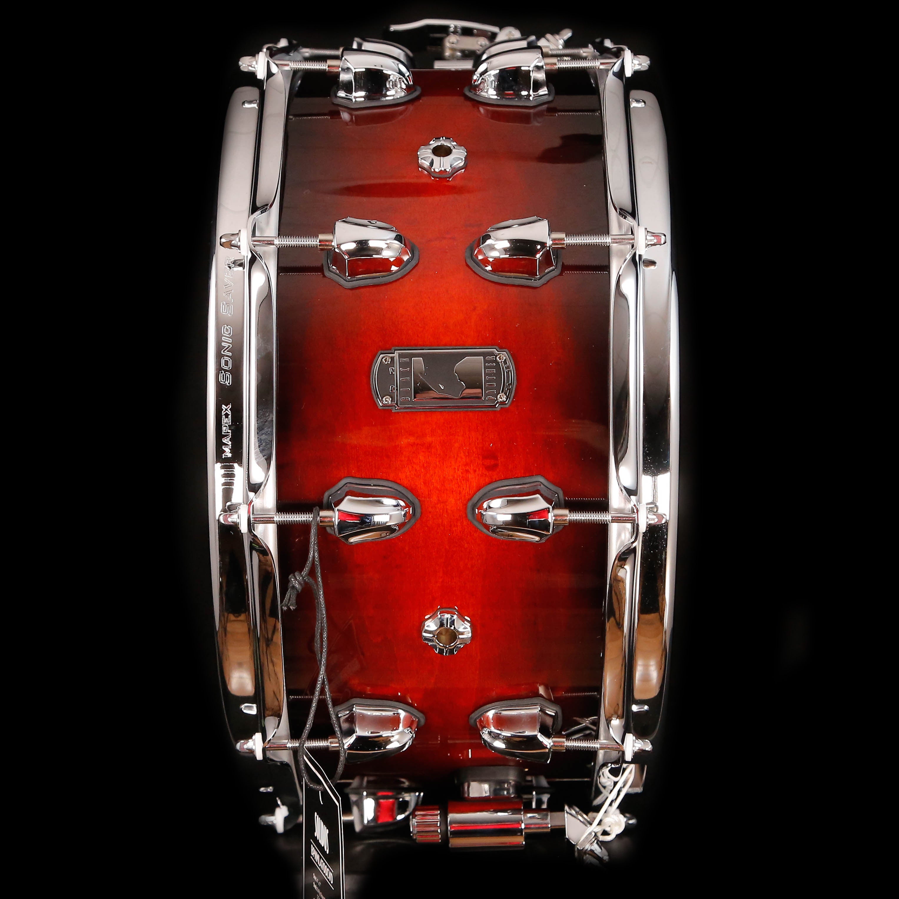 Mapex Black Panther SOLIDUS Snare Drum - 14'' x 7'' - Red Black Burst