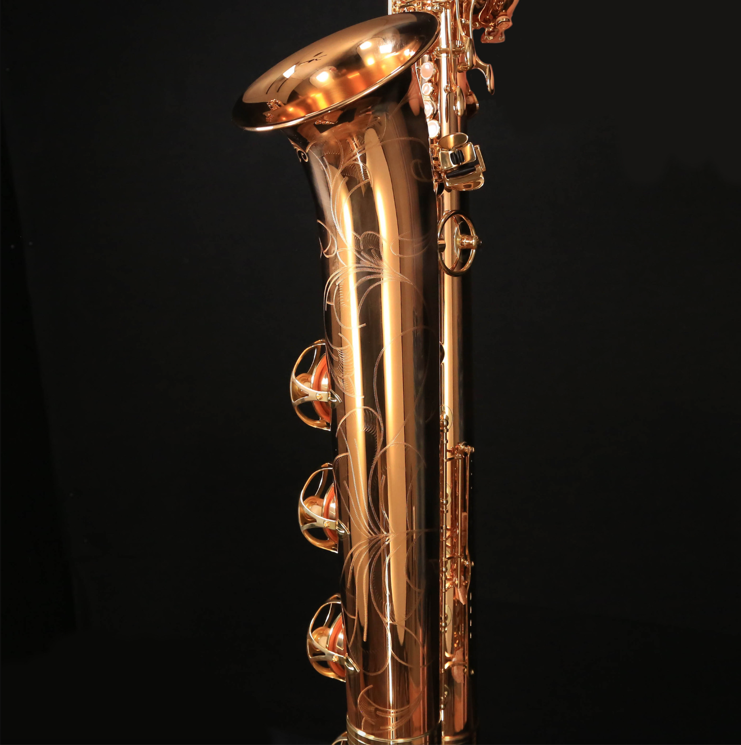 Yanagisawa BWO2 Eb Baritone Saxophone, Bronze, Hand-Engraved Bell