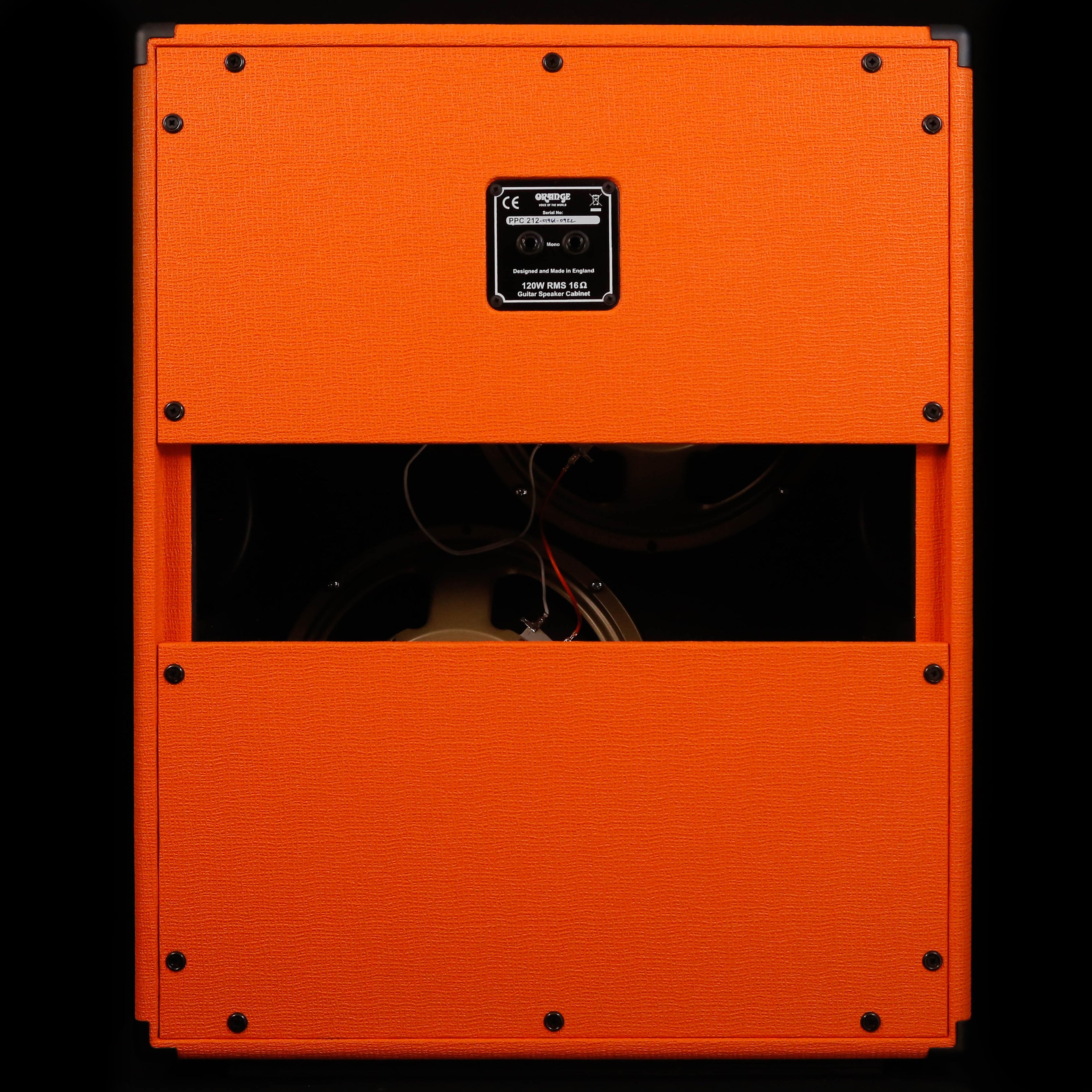 Orange PPC212 V Vertical 120-watt 2x12'' Cabinet - Orange