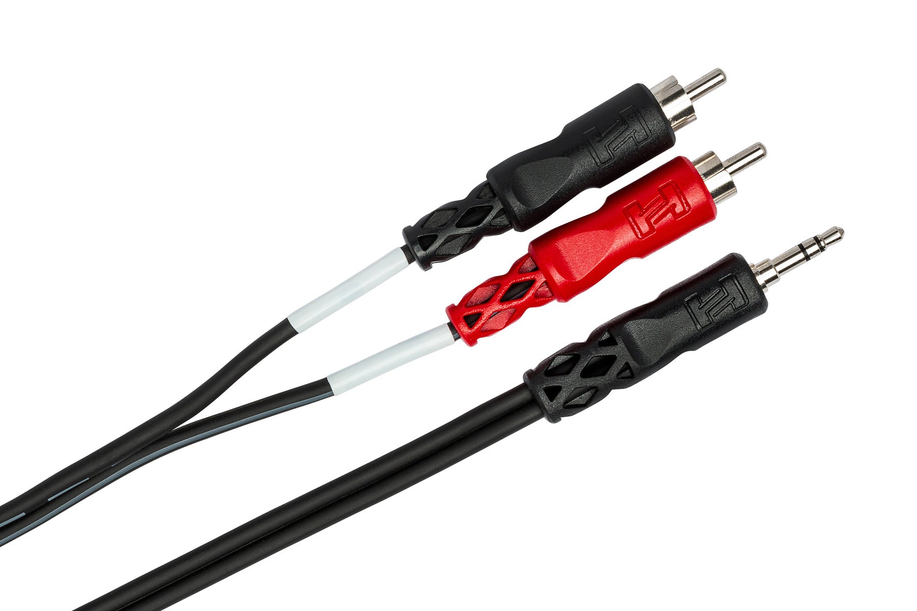 Hosa CMR-206 Stereo Breakout, 3.5 mm TRS to Dual RCA, 6 ft
