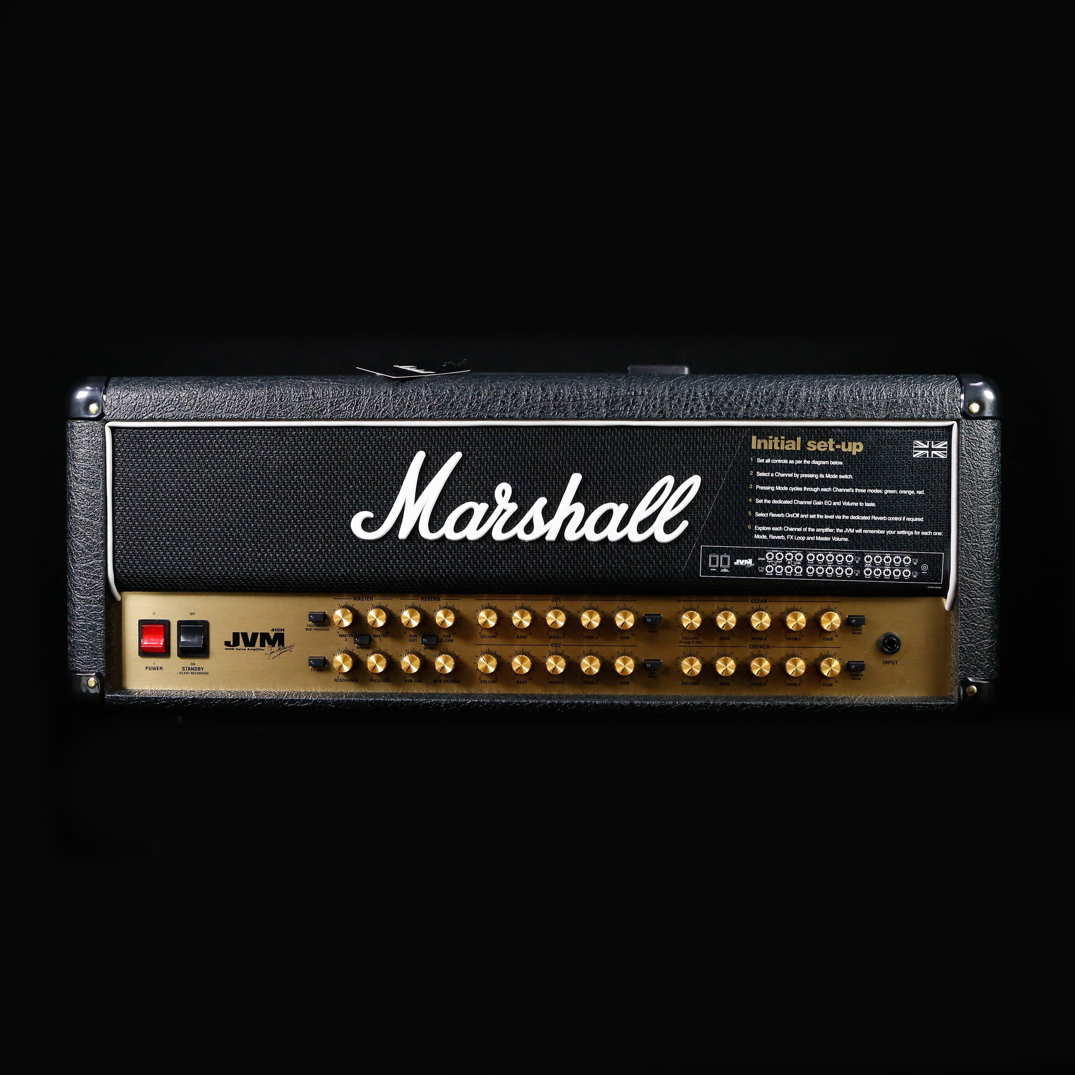 Marshall JVM410H 100-Watt, 4 channel, all valve head