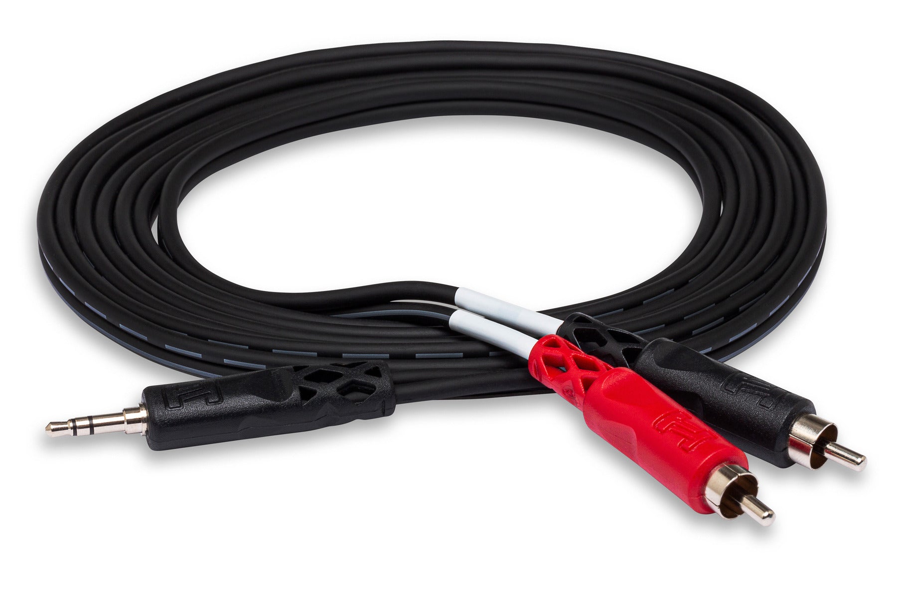 Hosa CMR-210 Stereo Breakout, 3.5 mm TRS to Dual RCA, 10 ft