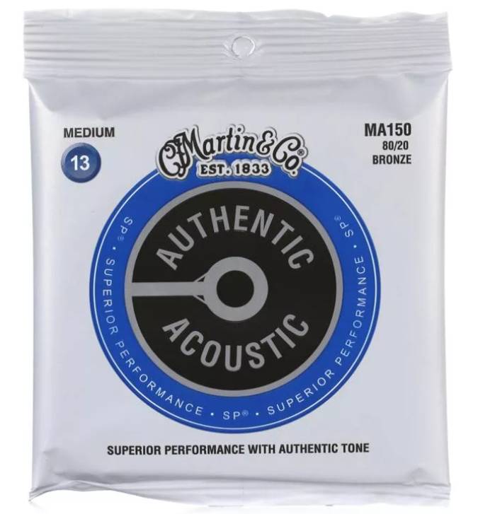 Martin Authentic Superior Performance Acoustic 80/20 Phosphor Bronze Bluegrass