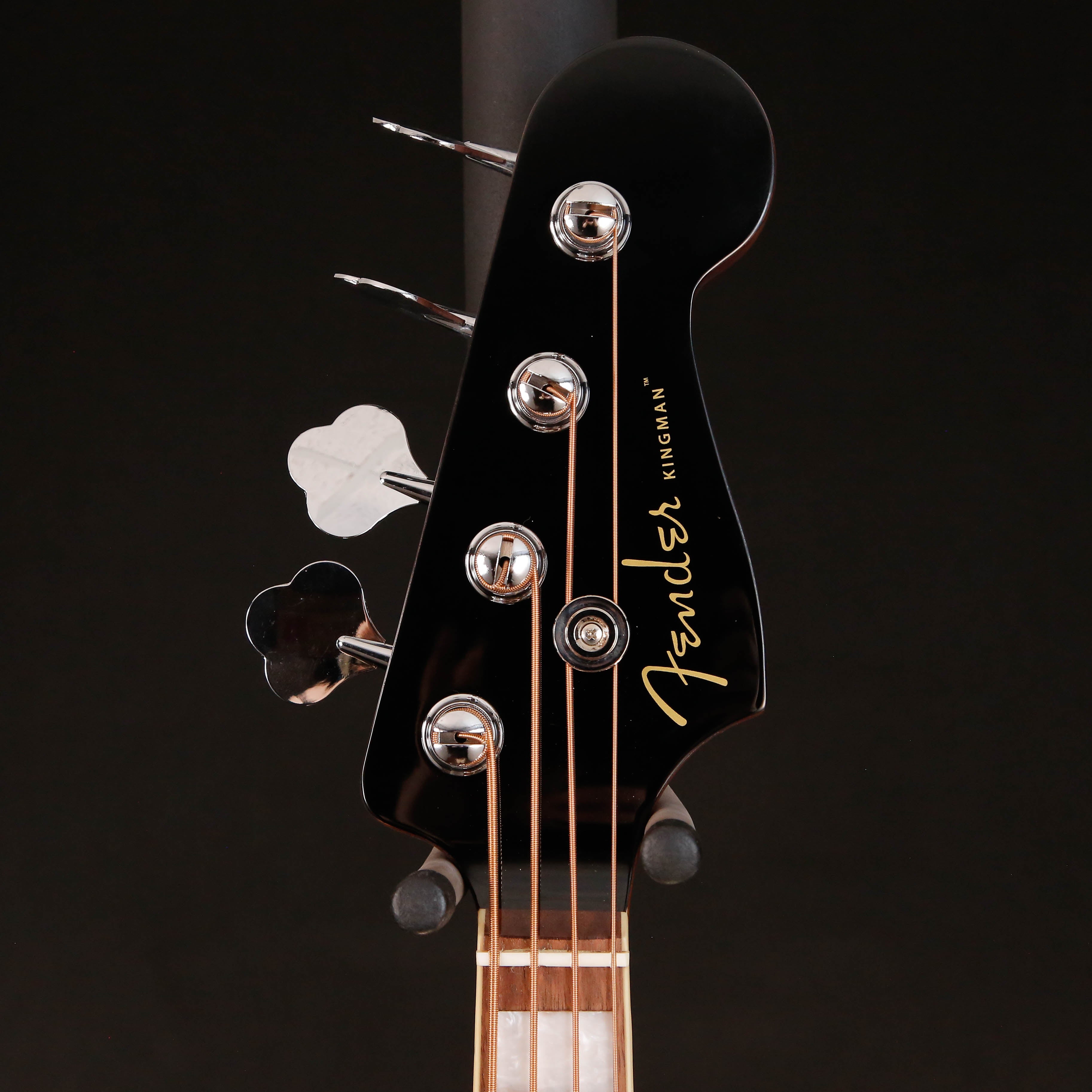 Fender Kingman Acoustic Bass, Walnut Fb, Black