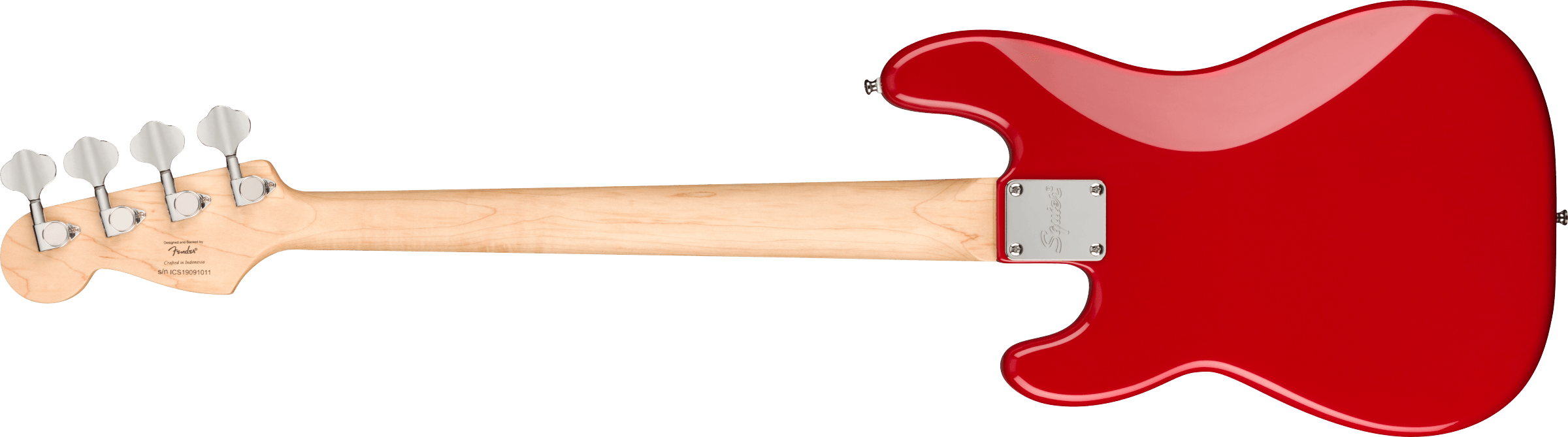 Squier Mini Precision Bass, Laurel Fb, Dakota Red