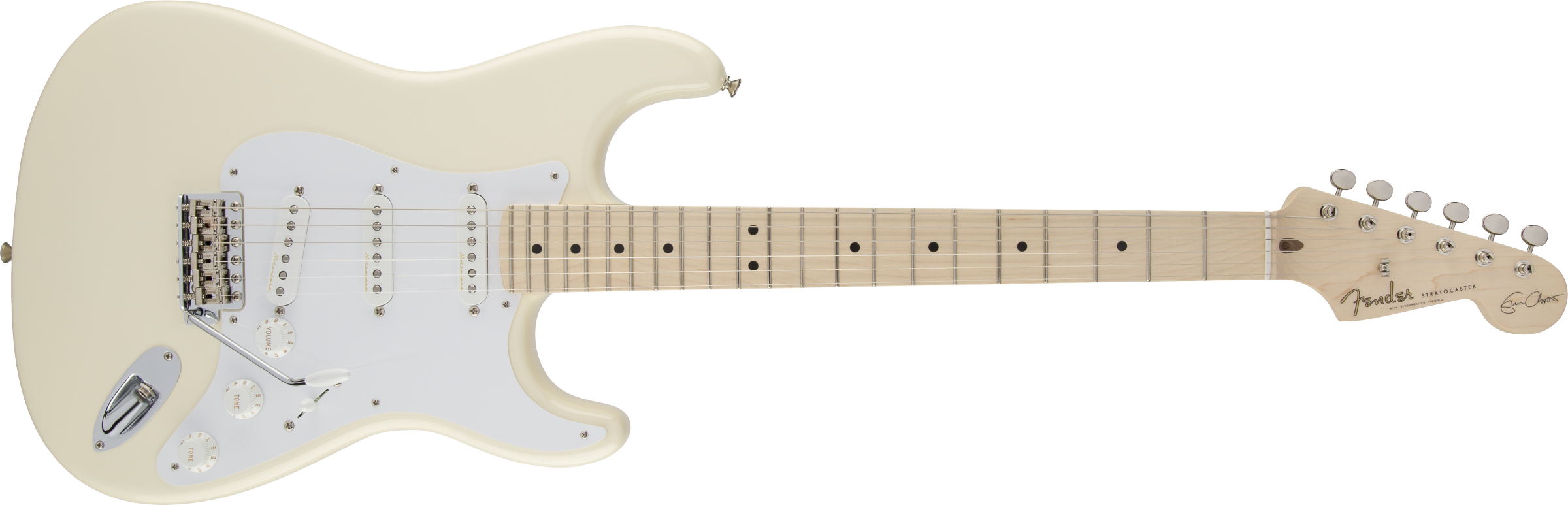 Fender Eric Clapton Stratocaster, Maple Fb, Olympic White