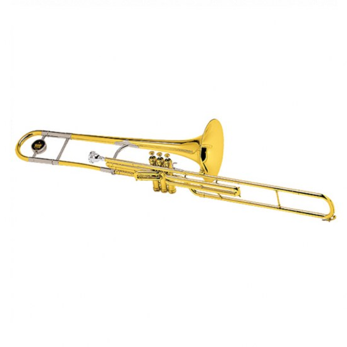 King 2166W1 Valve Trombone w/Gold Plate In Bell