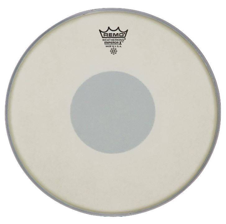 Remo Emperor X Coated Drumhead, Bottom Black Dot 13''
