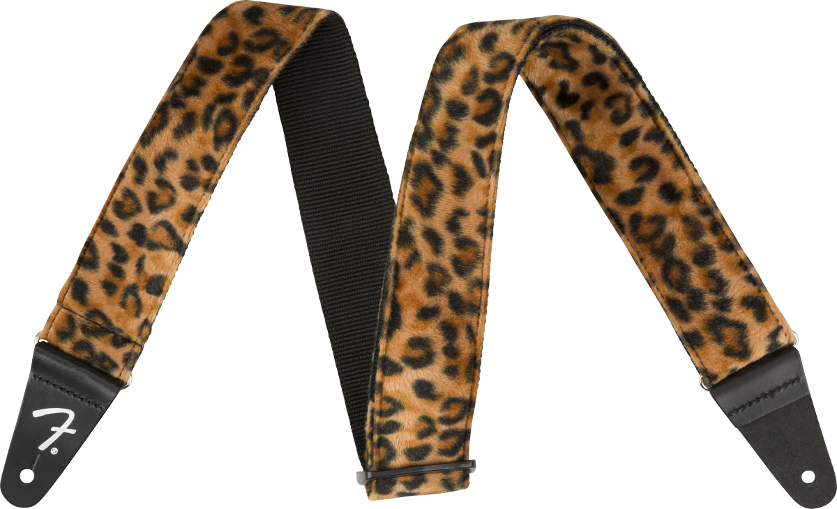 Fender Wild Leopard Print Strap, 2''