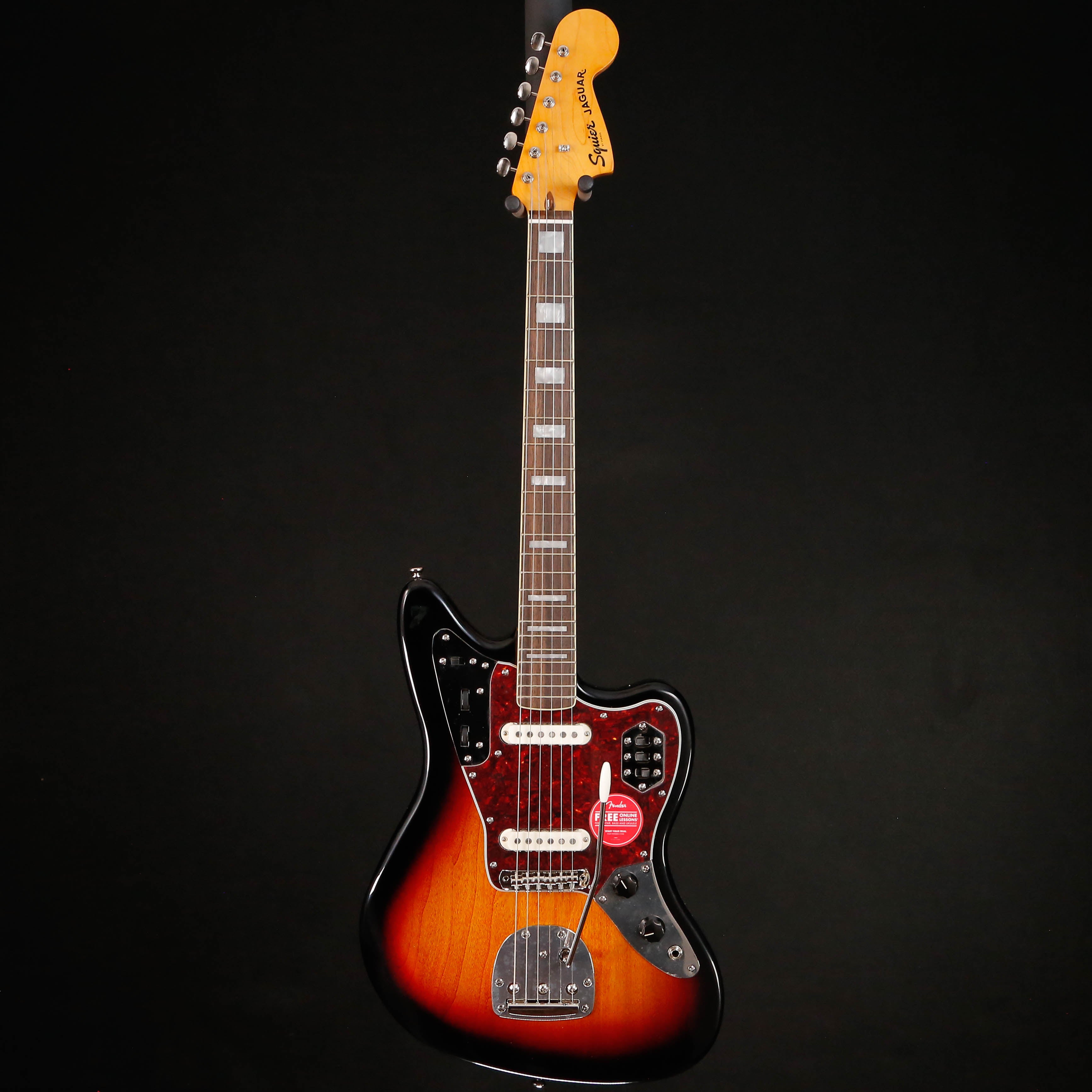 Squier Classic Vibe 70s Jaguar, Laurel Fd, 3-Color Sunburst