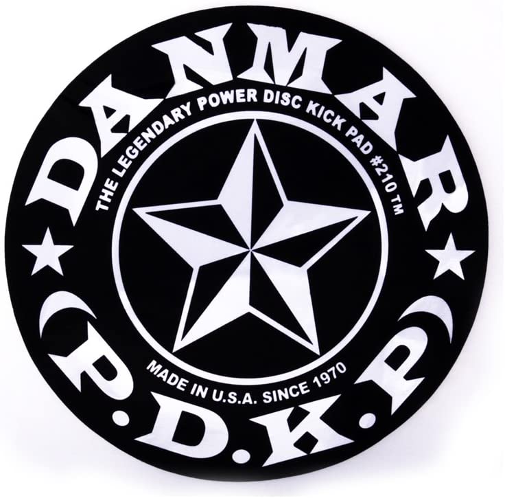 Danmar 210STR Power Disc Bass Drum Impact Kick Pad - Star