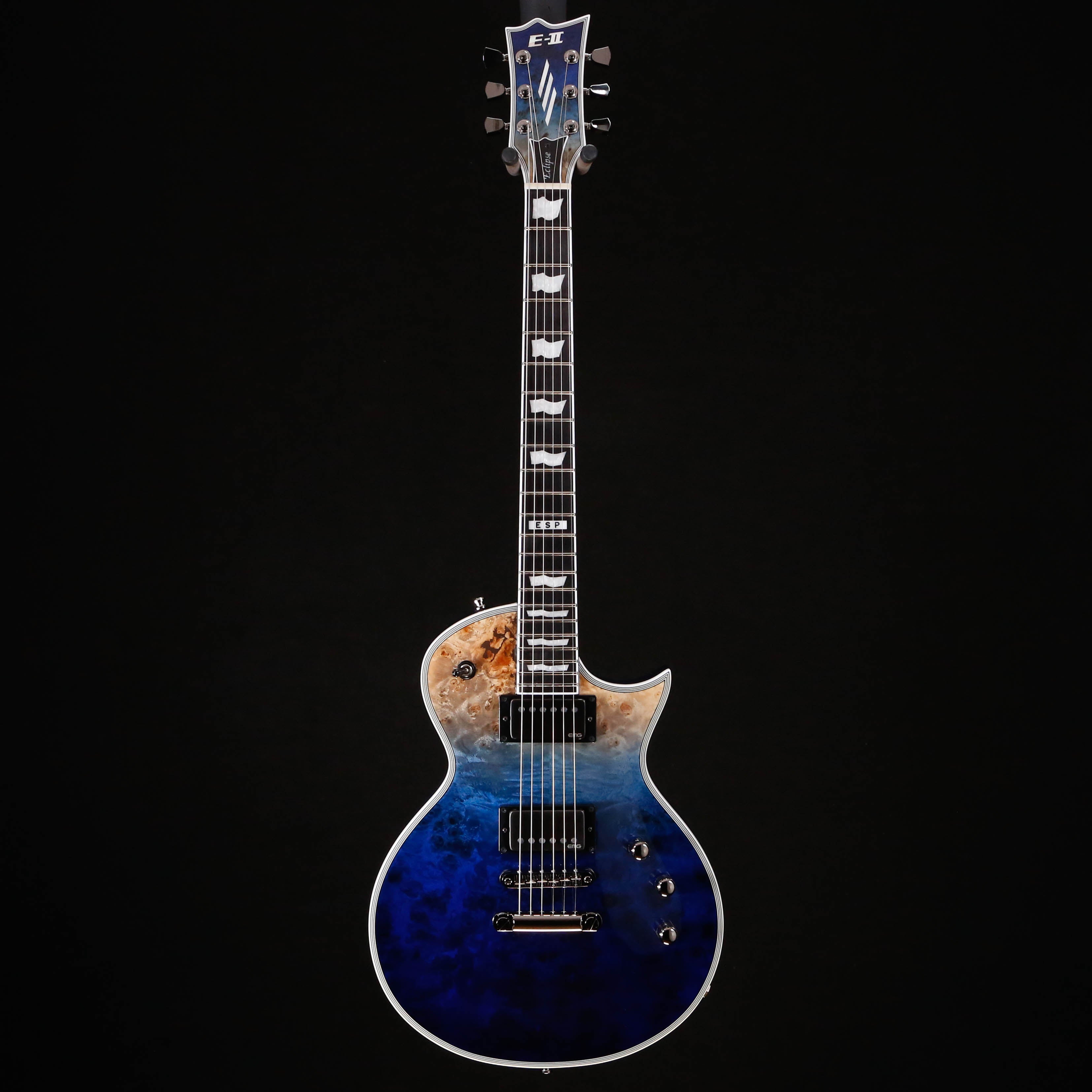 ESP E-II Eclipse, Blue Natural Fade w/ Hard Case