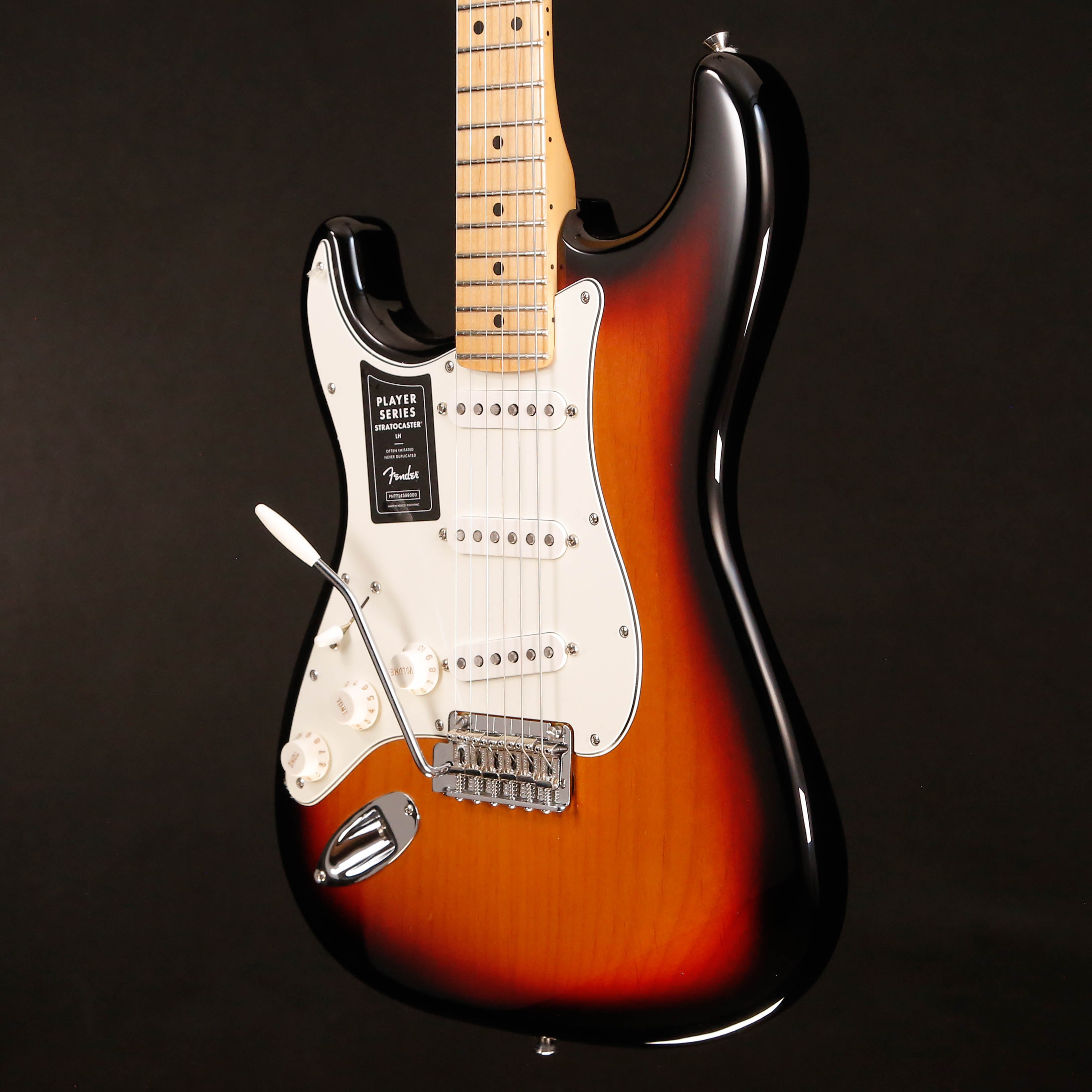 Fender Player Stratocaster Lefty Maple Fb, 3-Color SB