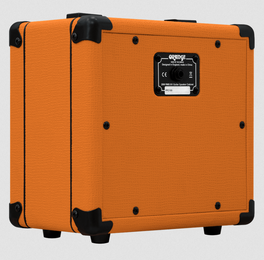 Orange PPC108 BLK 1x8 Speaker 20 watts 8 ohm closed back cabinet Micro Terror