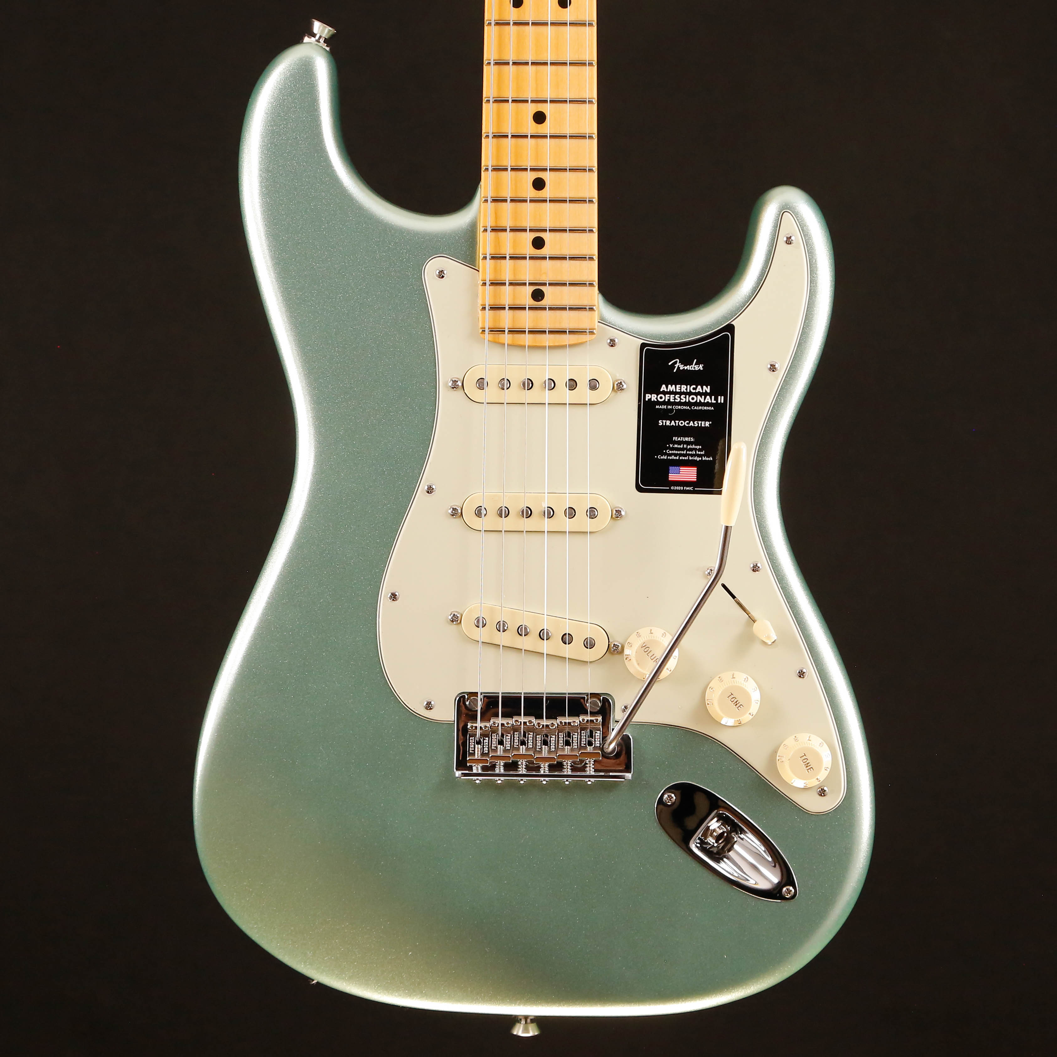 Fender American Professional II Stratocaster, Mystic Surf Green