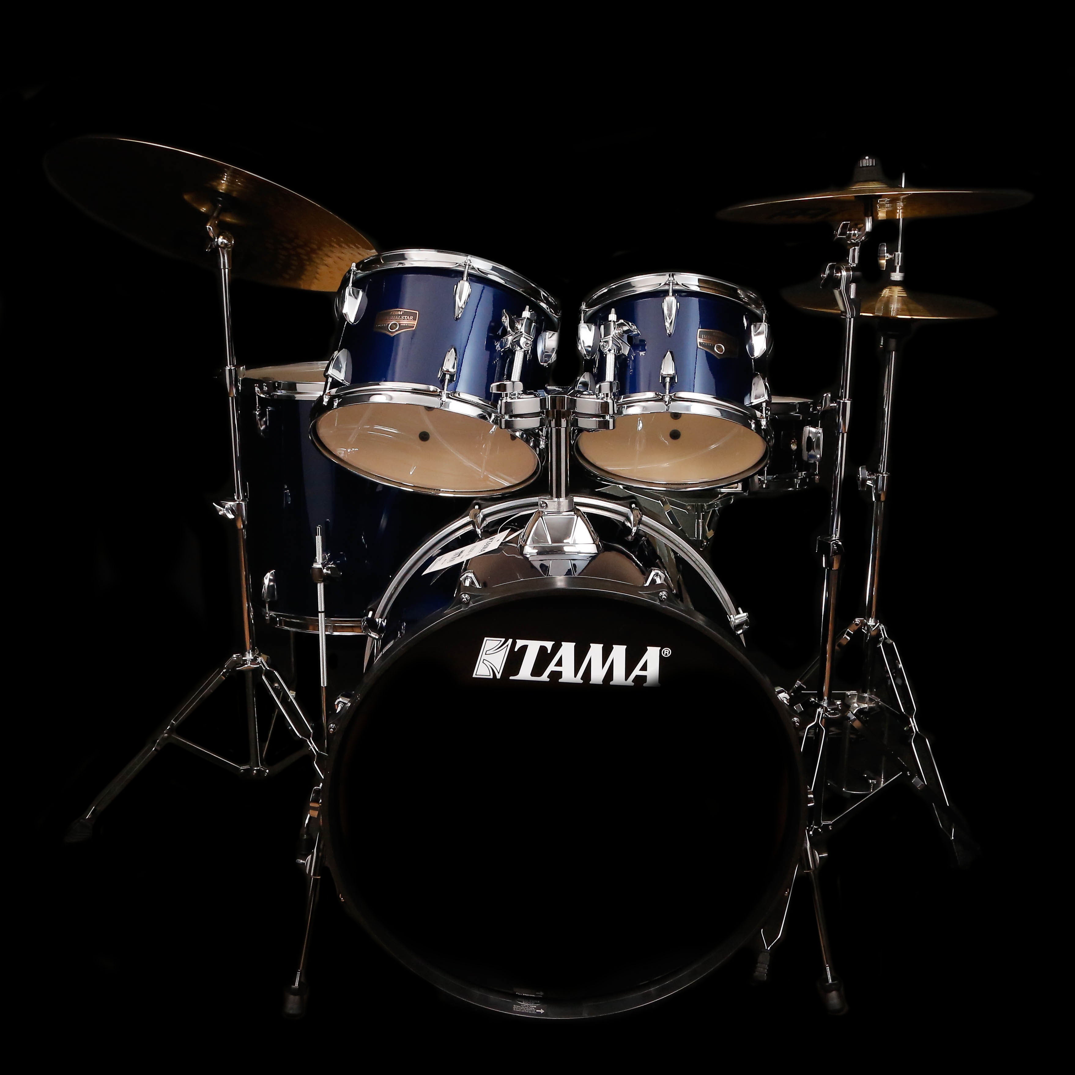 Tama Imperialstar IE52CDB 5-piece Drum Set w/ Snare and Meinl Cyms - Dark Blue