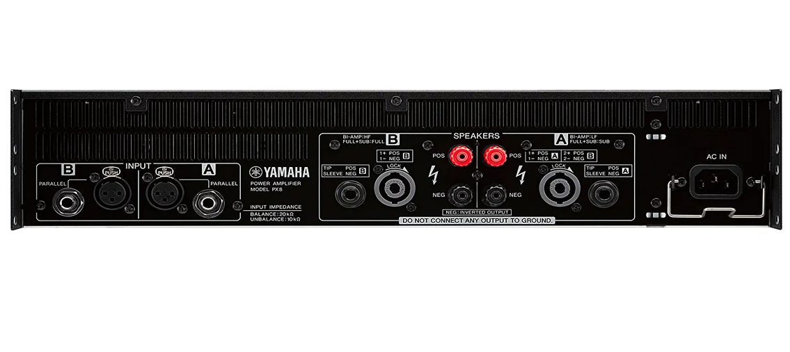 Yamaha PX8 Dual-channel 1050W Class D Amp