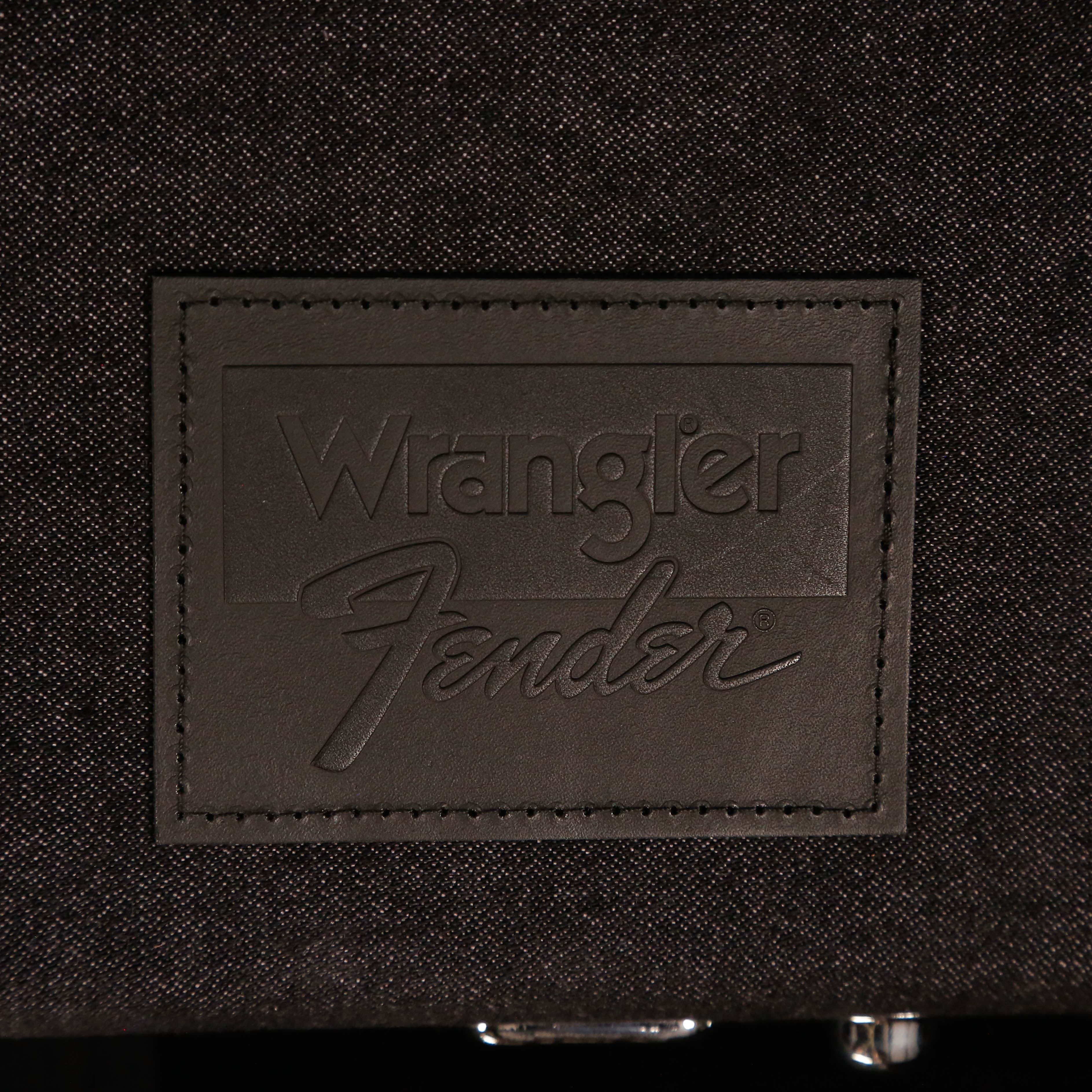 Fender x Wrangler Denim Stratocaster/Telecaster Case, Black
