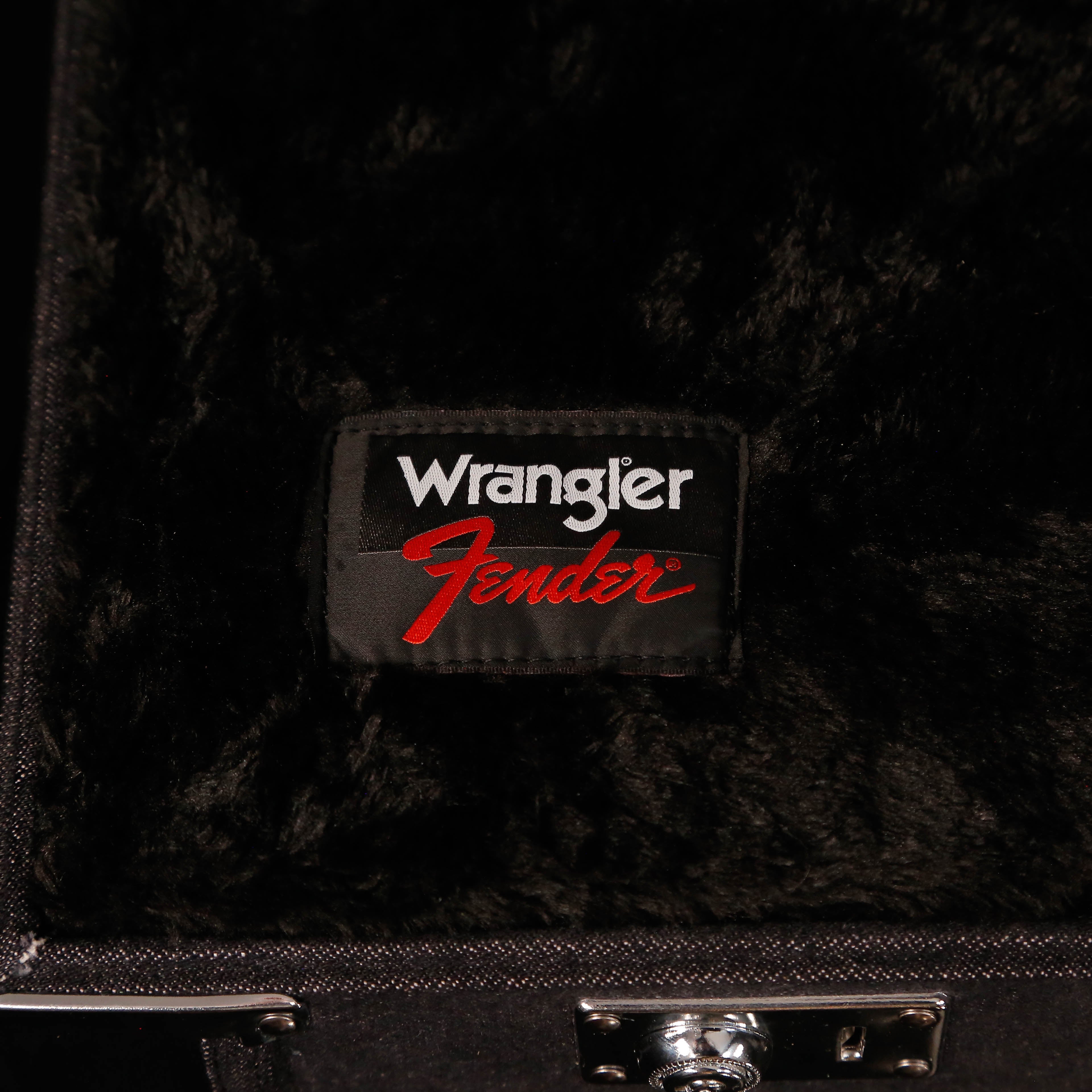 Fender x Wrangler Denim Stratocaster/Telecaster Case, Black