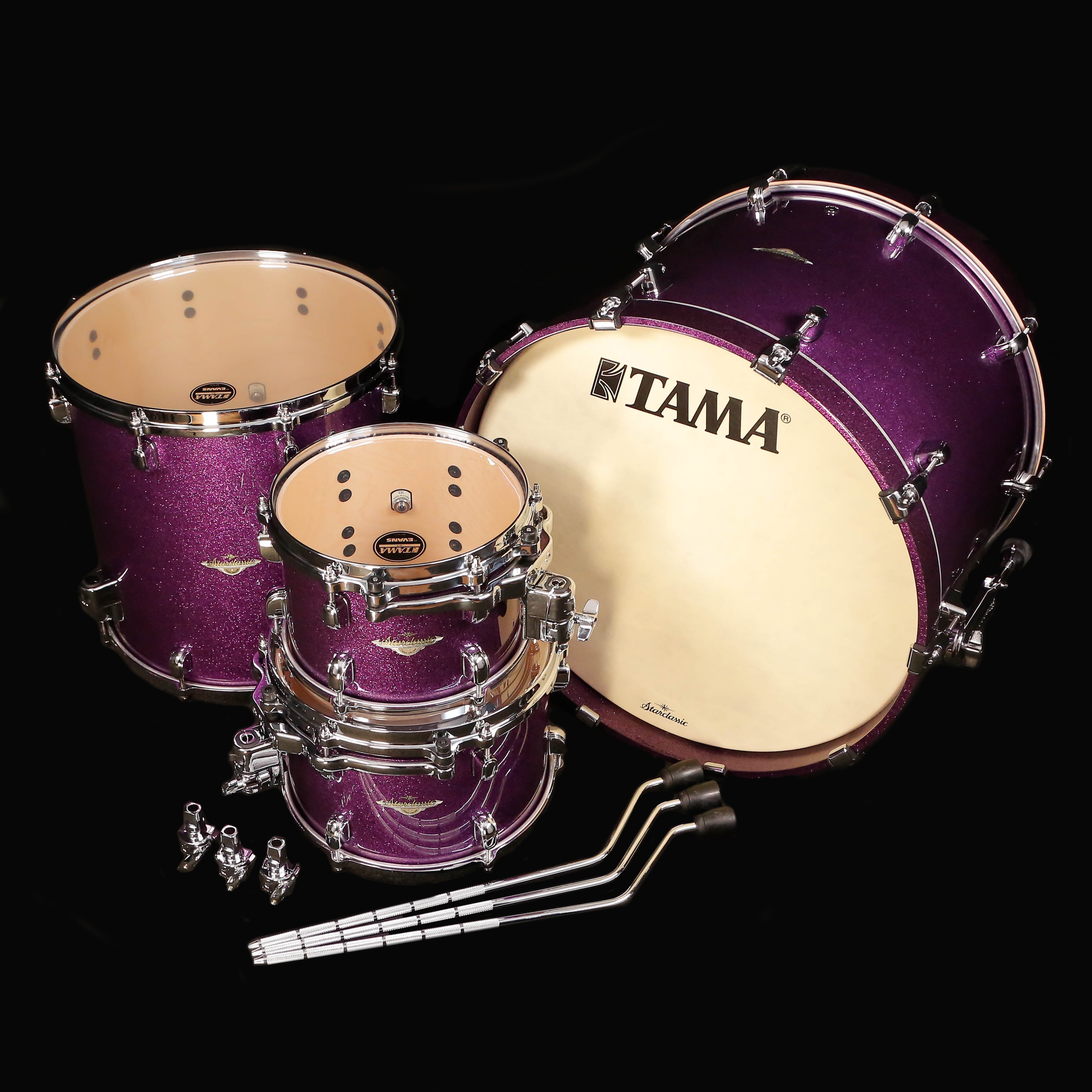 TAMA Starclassic Maple 4pc Shell Kit Deeper Purple