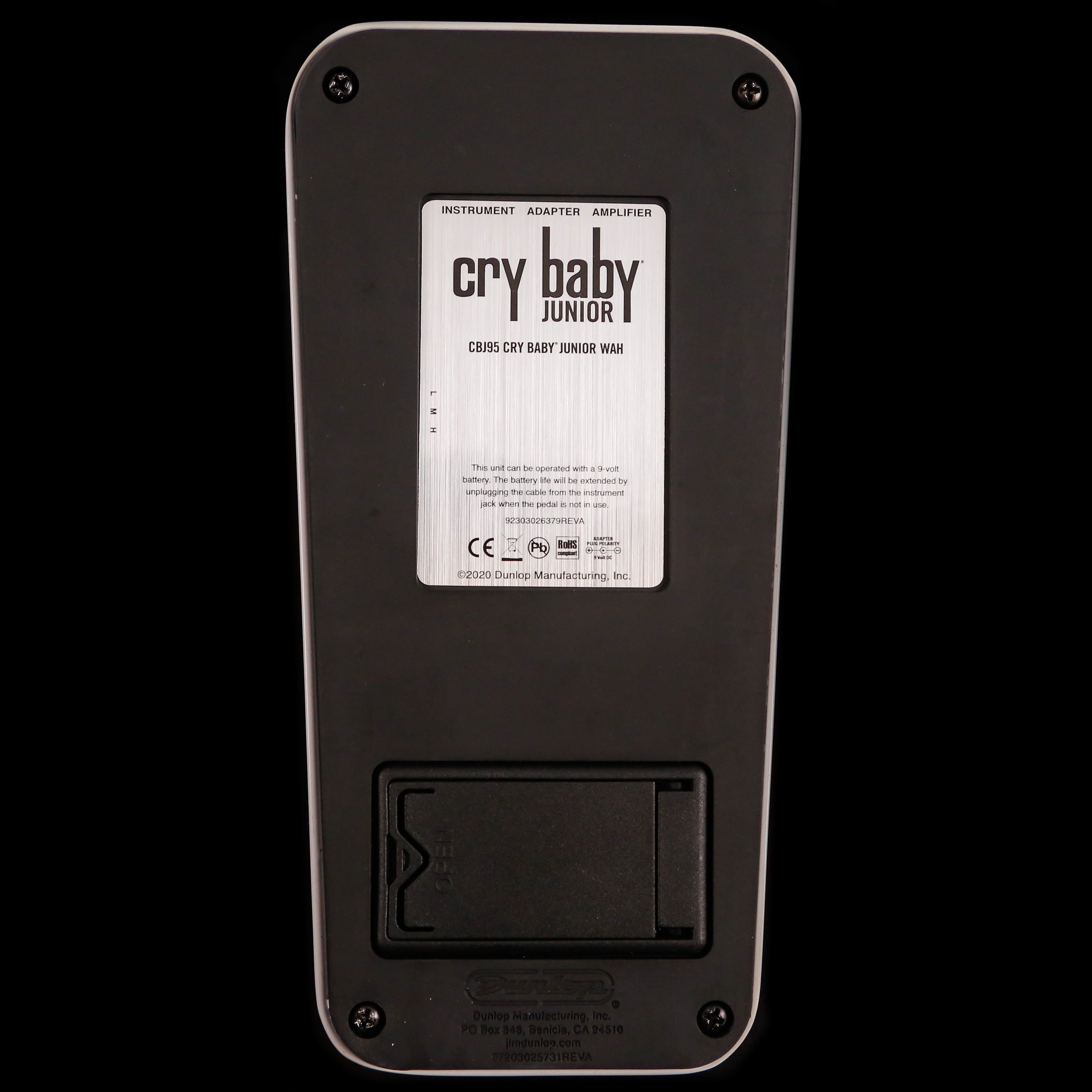 Dunlop CBJ95SW Cry Baby Junior Wah Pedal - Sp. Ed. White