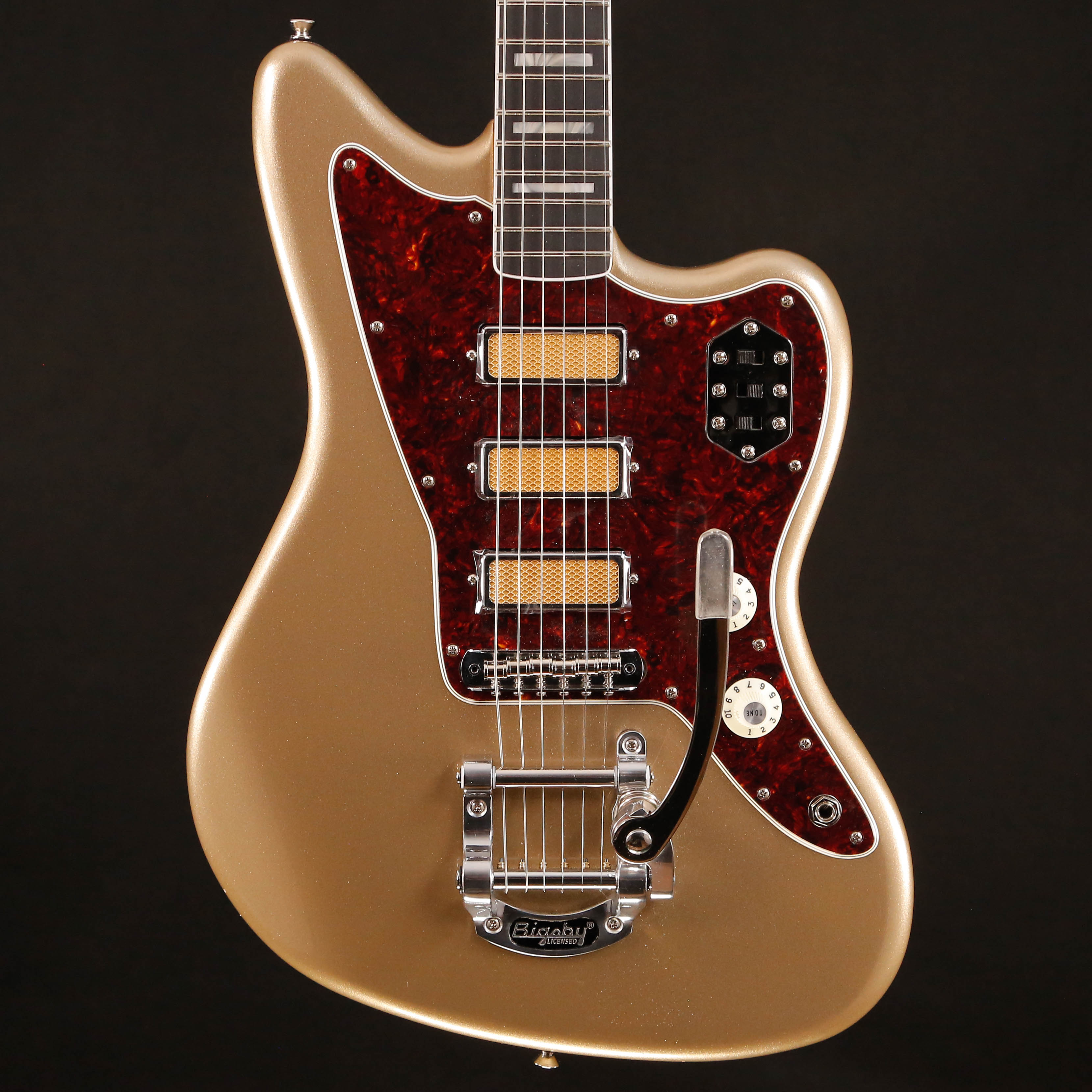 Fender Gold Foil Jazzmaster, Shoreline Gold