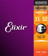 Elixir Strings 16027 Nanoweb Phosphor Bronze Acoustic Guitar Strings - .011-.052 Custom Light
