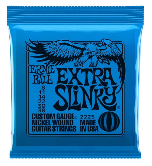 2225 Ernie Ball Extra Slinky 8-38 BLUE