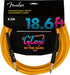 Fender Professional Series Glow in the Dark Orange Instrument Cable - 18.6ft.