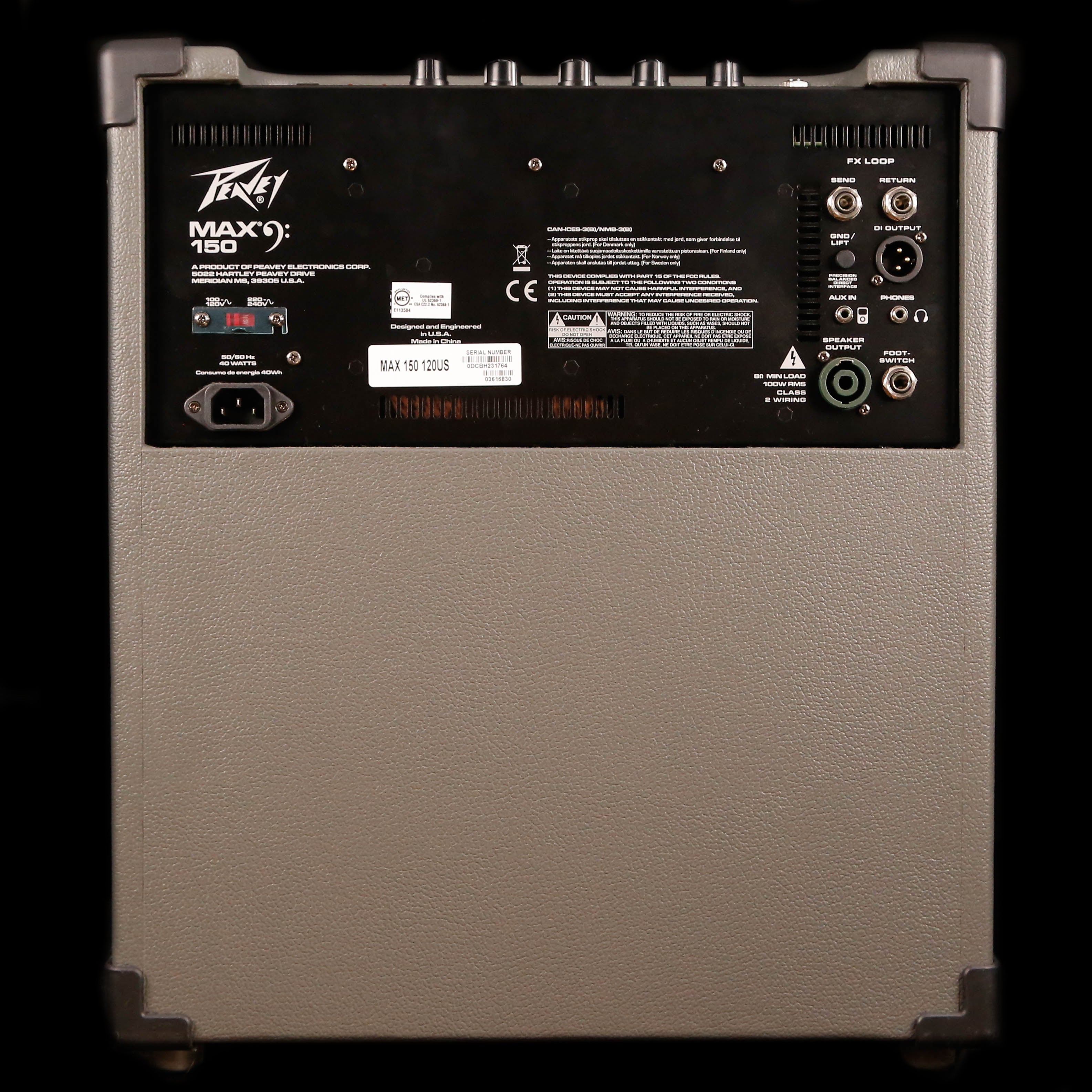 Peavey MAX 150 150-watt 1x12'' Bass Combo Amp