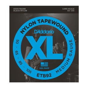 D'Addario Tapewound Bass Set, 50-105 Long