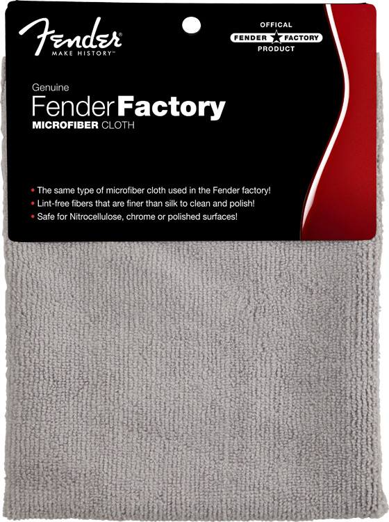 Fender Factory Microfiber Cloth, Gray