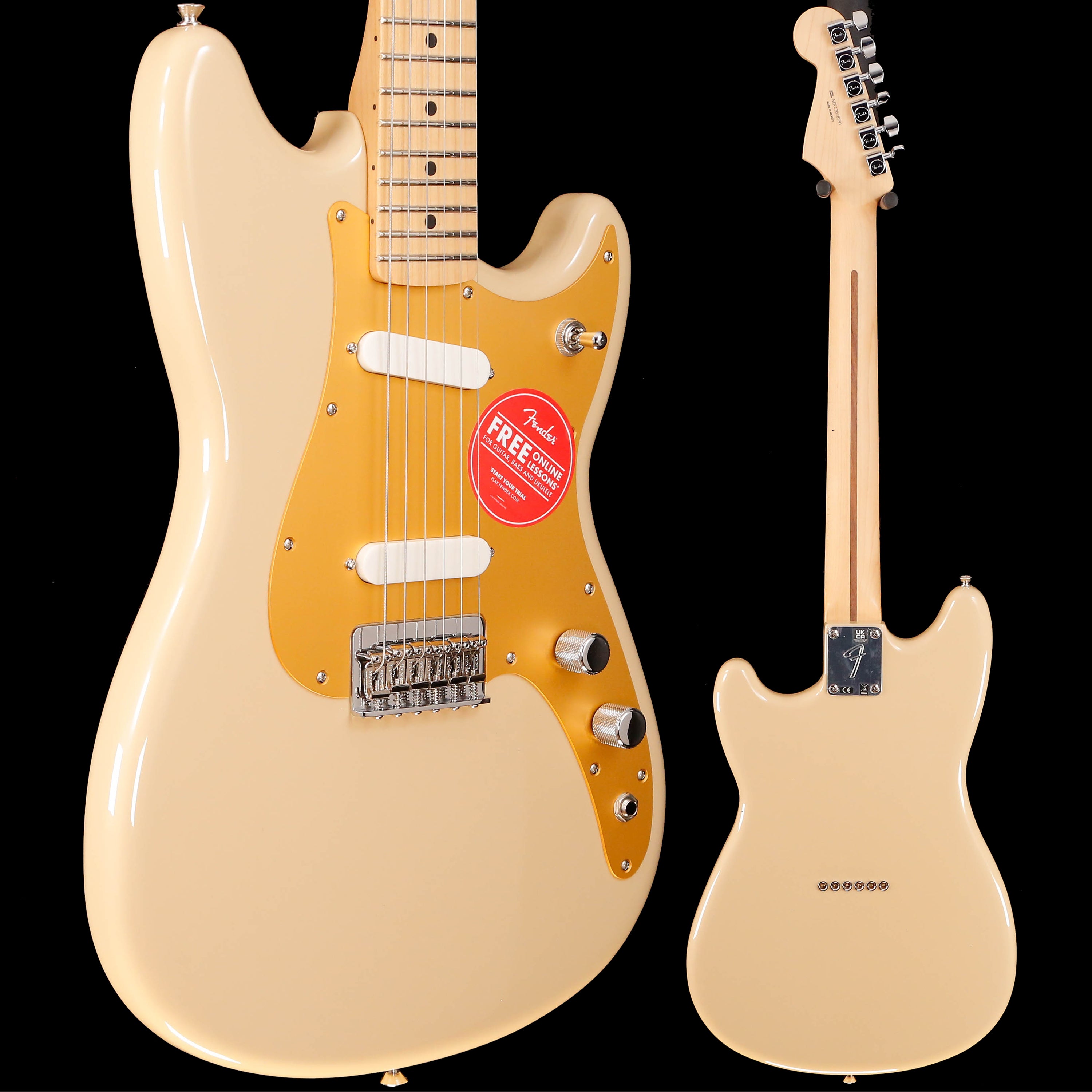 Fender Player Duo Sonic, Maple Fb, Desert Sand