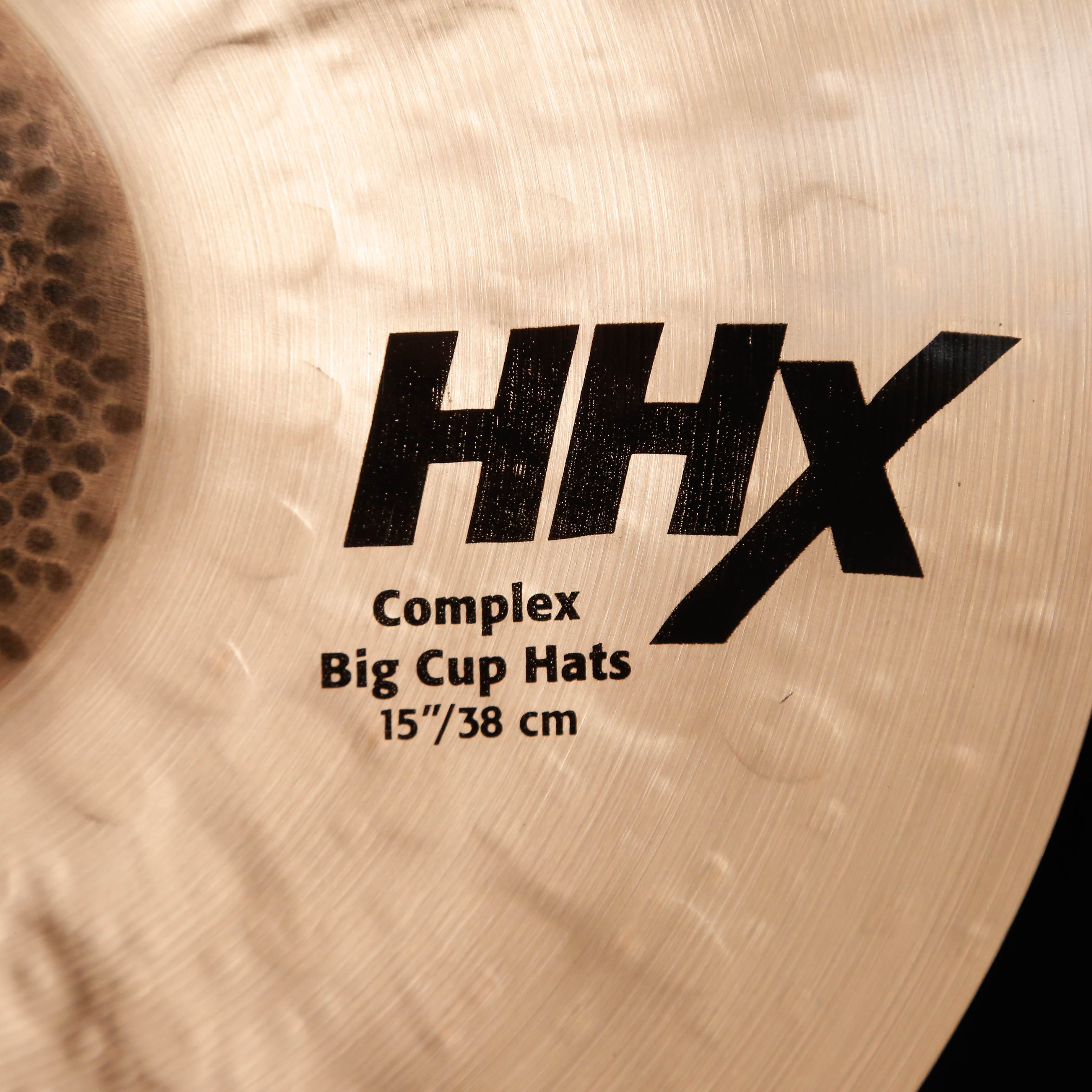 Sabian 11502XBCN HHX Complex Medium "Big Cup" Hi-Hats, 15"