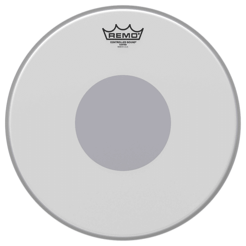 Remo Controlled Sound Coated Drumhead, Bottom Black Dot 13''