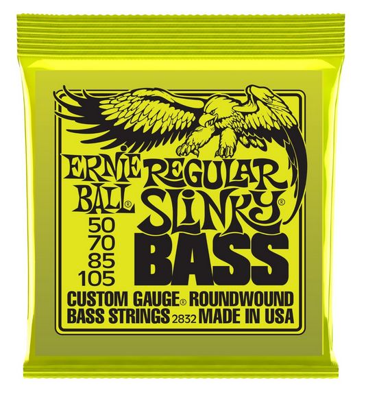 2832 Ernie Ball Regular Slinky Bass GREEN