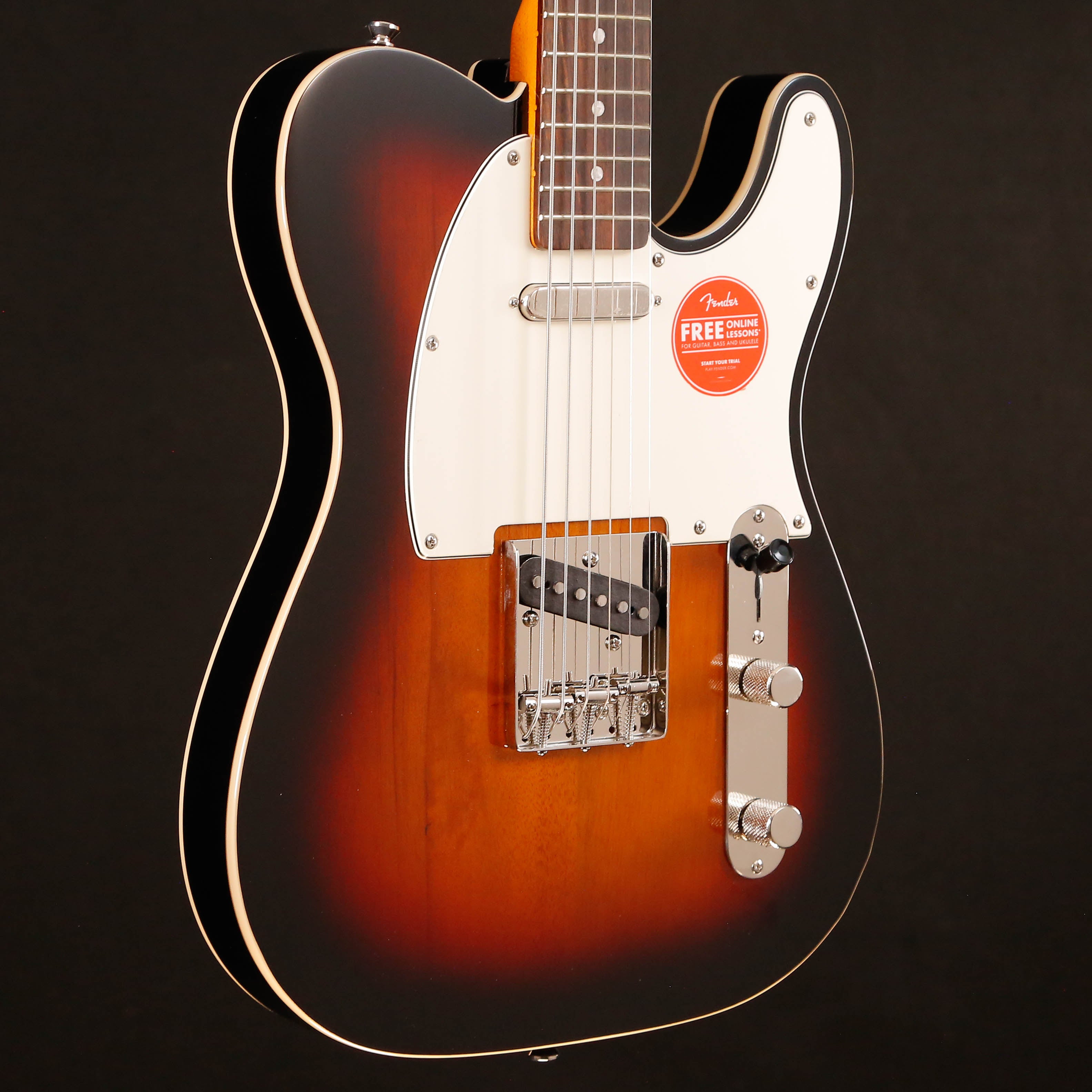 Squier Classic Vibe Baritone Custom Telecaster, 3-color SB