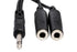 Hosa YPP-111 Y Cable, 1/4 in TS to Dual 1/4 in TSF