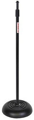 Stageline MS603B Microphone Stand, Round Base, Black