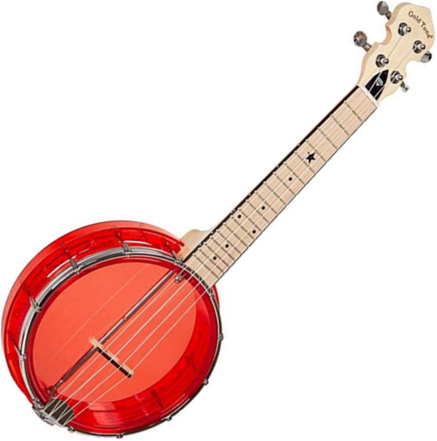Gold Tone Little Gem Ruby (Red) Banjo Uke, Concert Scale w/ Gig Bag