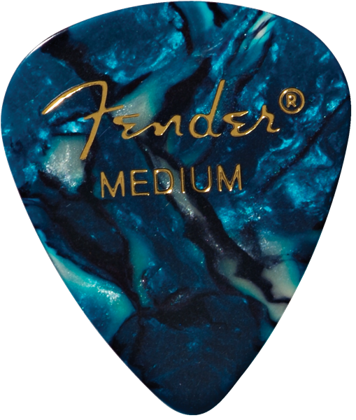 Fender 351 Medium Ocean Turquoise Picks 12 pk