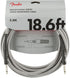 Fender Professional Series Instrument Cable, 18.6', White Tweed