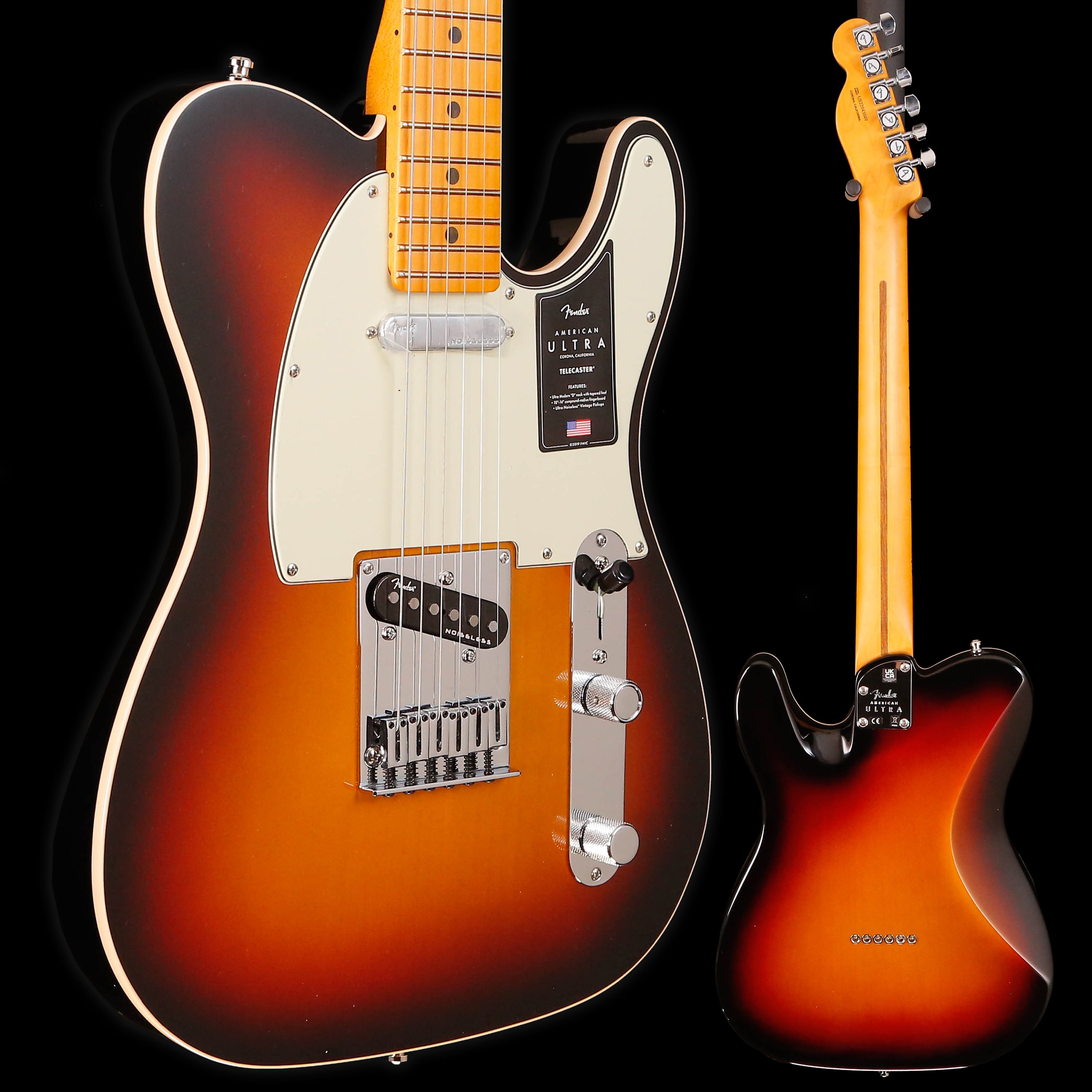 Fender American Ultra Telecaster, Maple, Ultraburst