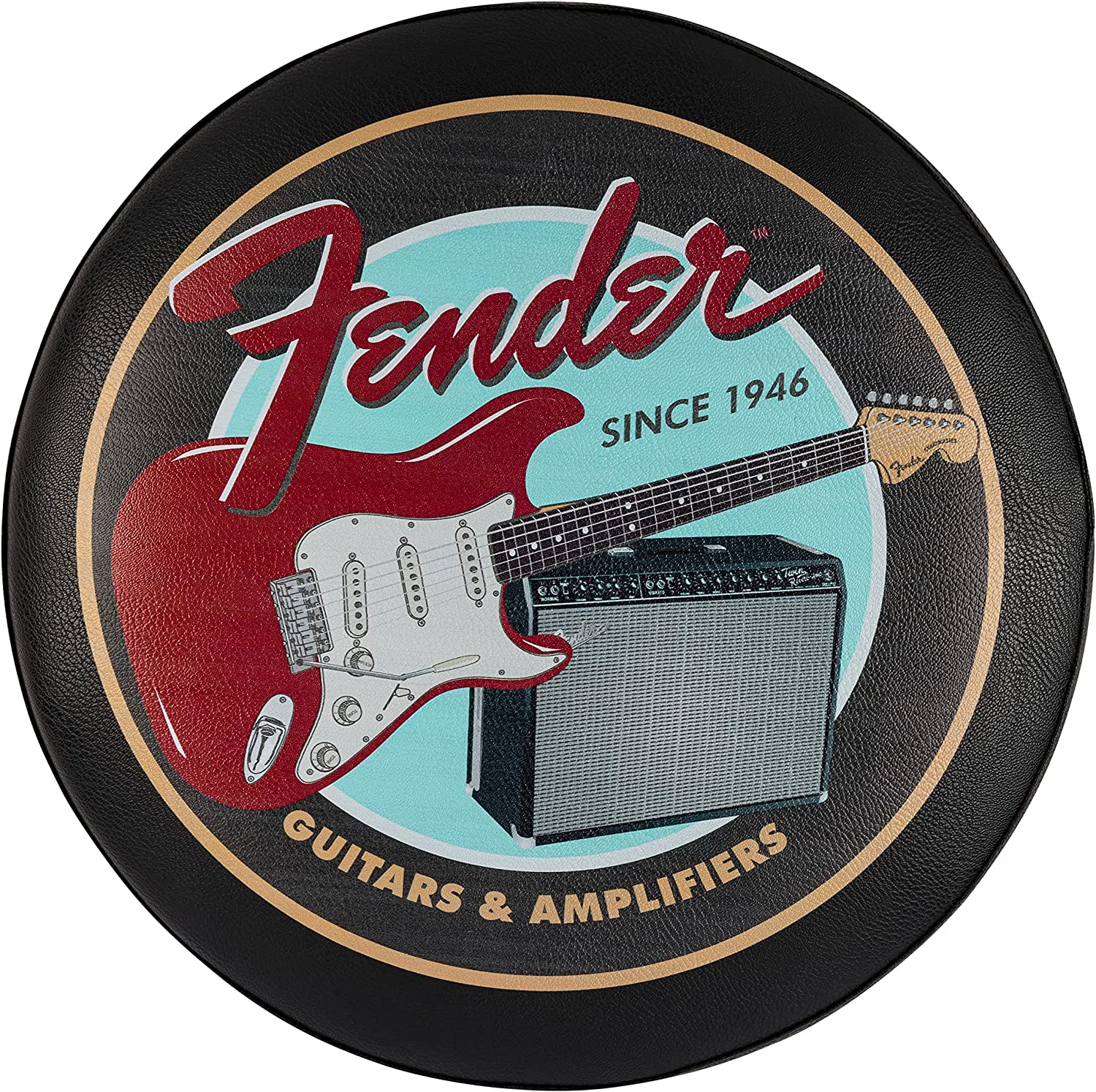 Fender Guitars & Amps Pick Pouch Barstool, 30in