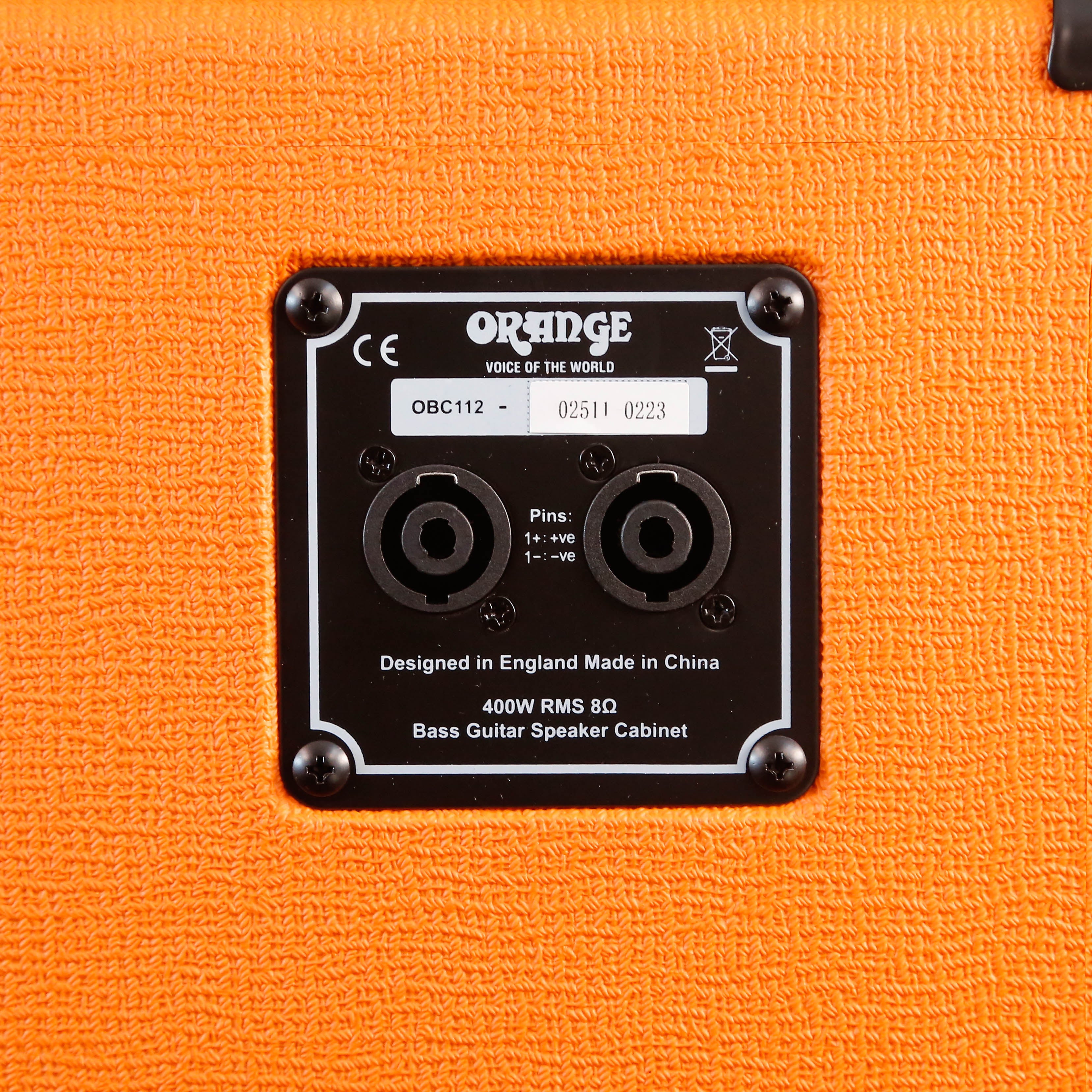 Orange OBC-112 1X12, Lavoce 12'' Neodymium speaker 400 Watt , 8 ohm