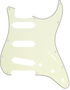 Fender Pickguard, Stratocaster S/S/S, 11-Hole Mount, Mint Green MG/B/MG 3-Ply