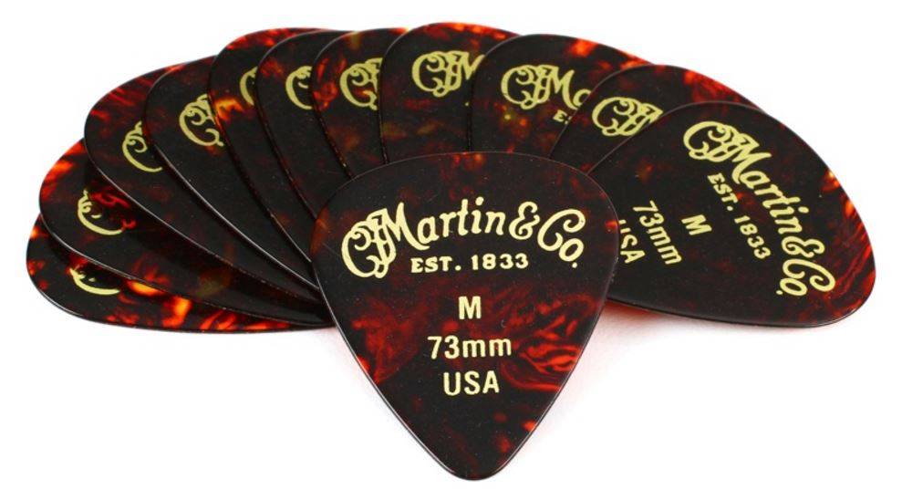 Martin 18A0050 12 Pack Guitar Picks .73MM