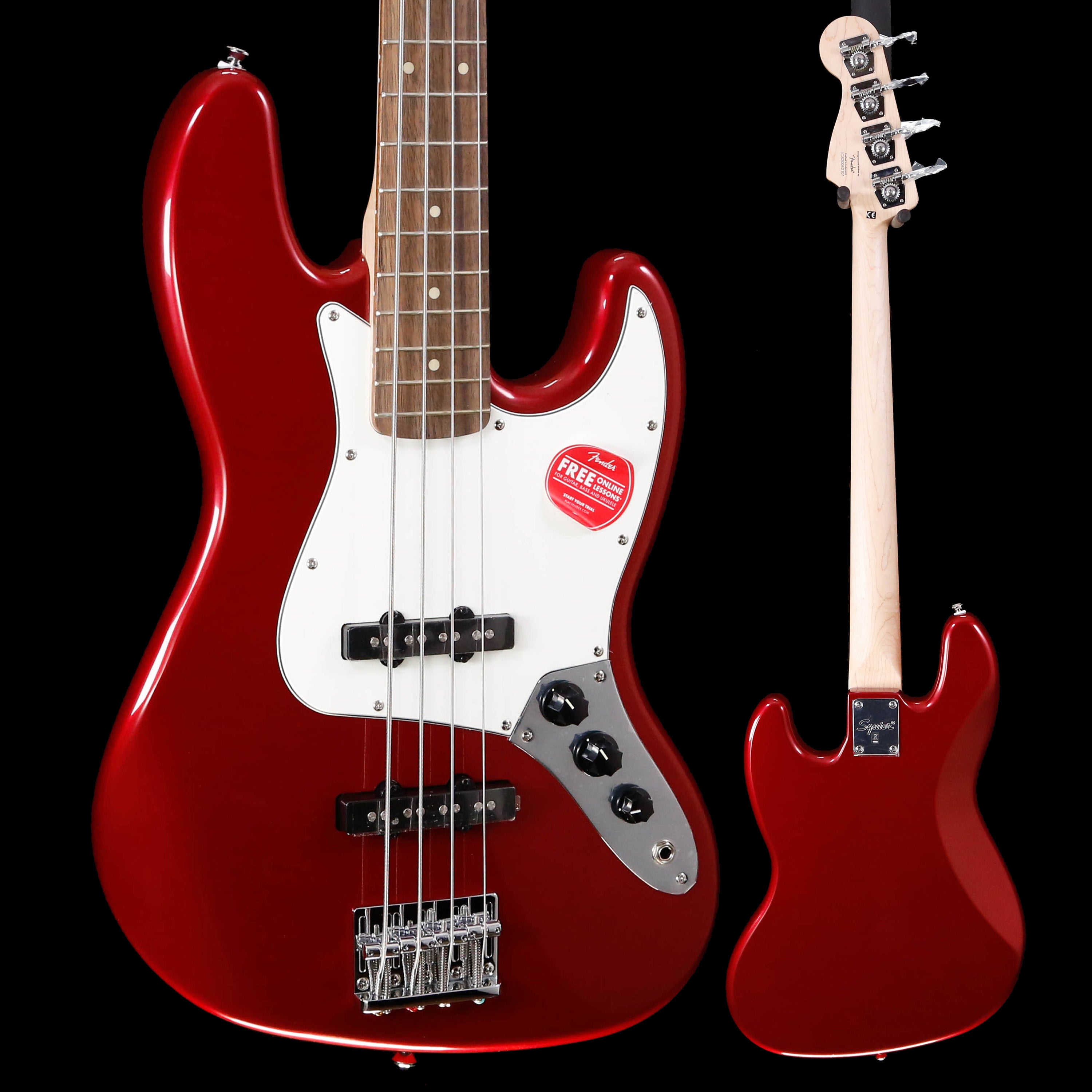 Squier Contemporary Jazz Bass, Dark Metallic Red